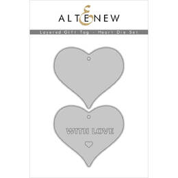 Altenew Dies Set - Layered Gift Tag - Heart ALT4554