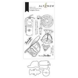 Altenew Clear Stamp & Die Set - Firefighter Heroes ALT4595