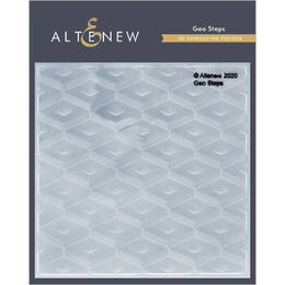 Altenew 3D Embossing Folder - Geo Steps ALT4655