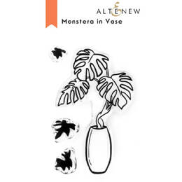 Altenew mini Clear Stamps - Monstera in Vase ALT4794