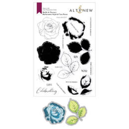 Altenew Layering Stamp & Die Set - Build-A-Flower: Bellaroma Hybrid Tea Rose ALT4819
