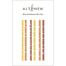 Altenew Dies Set - Slim Sentiments ALT6066