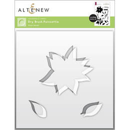 Altenew Mask Stencil - Dry Brush Poinsettia ALT6427