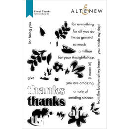 Altenew Clear Stamps - Floral Thanks ALT6430