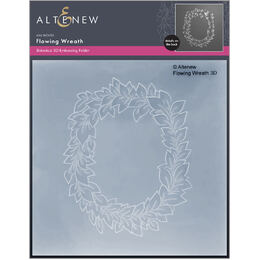 Altenew 3D Embossing Folder - Flowing Wreath ALT6447