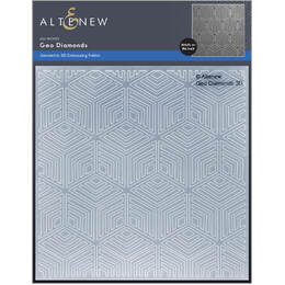 Altenew 3D Embossing Folder - Geo Diamonds ALT6448