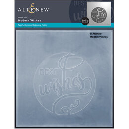 Altenew Modern Wishes Debossing Folder ALT6455