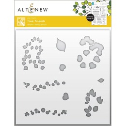 Altenew Simple Coloring Stencil - True Friends ALT6516