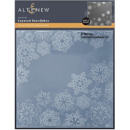 Altenew 3D Embossing Folder - Layered Snowflakes ALT6530