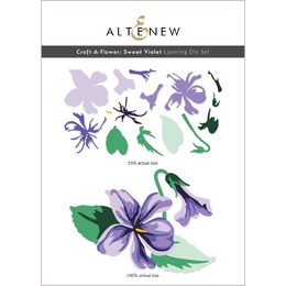Altenew Layering Die Set - Craft-A-Flower: Sweet Violet ALT6595