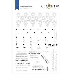 Altenew Clear Stamps - Dotted Teardrops ALT6605