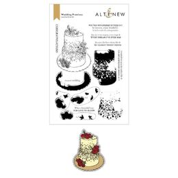 Altenew Clear Stamps and Dies Set -  Wedding Promises