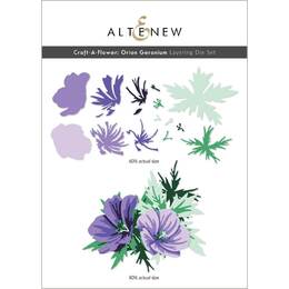 Altenew Layering Die Set - Craft-A-Flower: Orion Geranium ALT6819