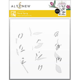 Altenew Simple Coloring Stencil - Floral Sprig (2n1) ALT6961