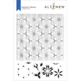 Altenew Clear Stamps - Geometric Botany ALT6962