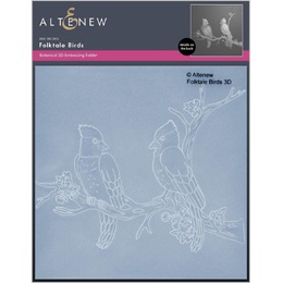 Altenew 3D Embossing Folder - Folktale Birds ALT6969
