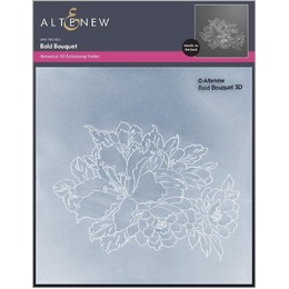 Altenew 3D Embossing Folder - Bold Bouquet ALT7686