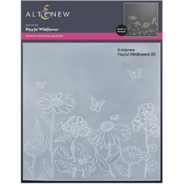 Altenew 3D Embossing Folder - Playful Wildflower ALT7698