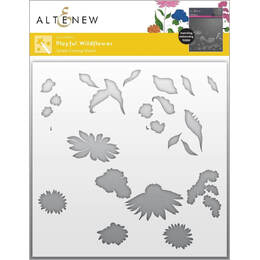 Altenew Coloring Stencil - Playful Wildflower ALT7699
