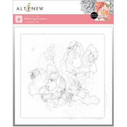 Altenew Stencil - Billowing Peonies ALT7741ST