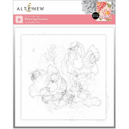 Altenew Stencil - Billowing Peonies ALT7741ST