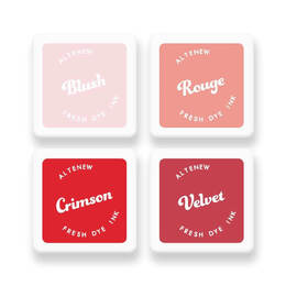 Altenew Fresh Dye Ink Mini Cube Set - Red Sunset ALT7750