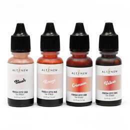 Altenew Fresh Dye Ink Re-inker - Red Sunset (Blush, Rouge, Crimson, Velvet)