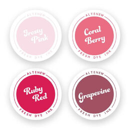 Altenew Fresh Dye Inks - Red Cosmos (Complete Bundle) ALT8231BN