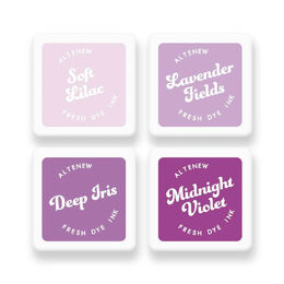 Altenew Fresh Dye Ink Mini Cube Set - Shades of Purple ALT8539