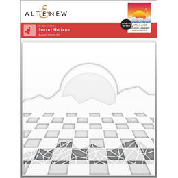 Altenew Stencil Perfect Mate - Sunset Horizon ALT8829