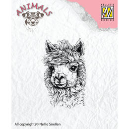 Nellie Snellen Animals Clear Stamps - Lama ANI014