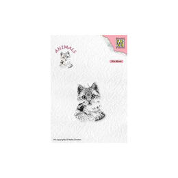 Nellie Snellen Silhouette Clear Stamps Animals - Pussycat ANI021