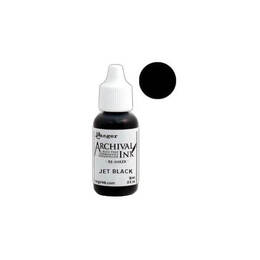 Ranger Archival Reinker .5oz - Jet Black ARR30799