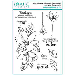 Gina K Designs Clear Stamps - Wonderful Watsonia