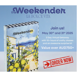 Spellbinders The Weekender 2025 Craft Kit & Virtual Retreat BD-0947