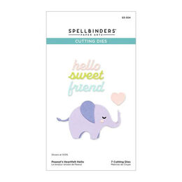 Spellbinders Dies - Peanut's Heartfelt Hello BD-0962