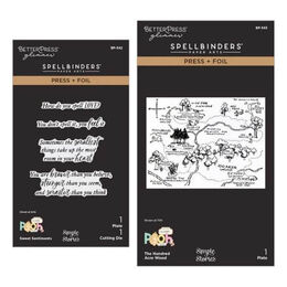 Spellbinders Press + Foil Plate & Dies - Say Cheese Classic Pooh - Baby (by Simple Stories) BD-1030