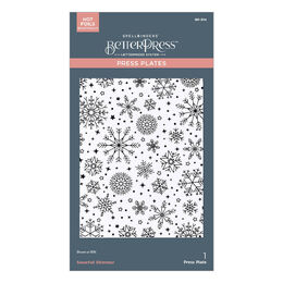 Spellbinders BetterPress Plate - Wonderland Collection - Snowfall Shimmer BP-314
