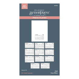 Spellbinders BetterPress Plate - Wonderland Collection - DIY 2026 Calendar BP-316