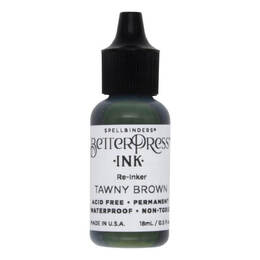 Spellbinders BetterPress Reinker - Tawny Brown
