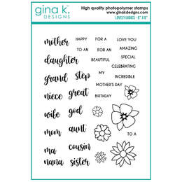 Gina K Designs Clear Stamps - Lovely Ladies