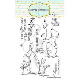 Colorado Craft Company Clear Stamps 4"X6" - Happy Day! - By Anita Jeram