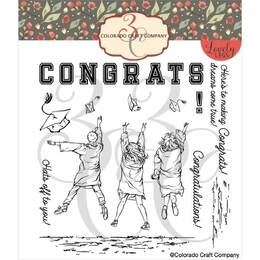 Colorado Craft Company Clear Stamps 6"X6" - Hats Off To You (Lovely Legs)