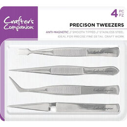 Crafter's Companion - Precision Tweezers (4PC) CC-TOOL-TWEEZ4