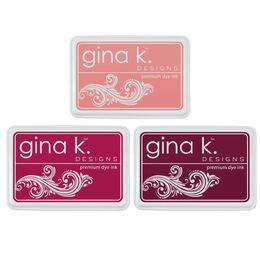 Gina K Designs Laying Cranberry Ink Pad Bundle 3/PK