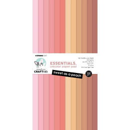 Creative Craftlab Essentials Unicolor Paper Pad - Sweet As a Peach