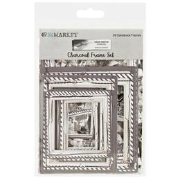 49 and Market Color Swatch: Charcoal Frame Set