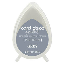 Couture Creations Card Deco Essentials Fast-Drying Pigment Ink Pearlescent - Grey CDEIPL022