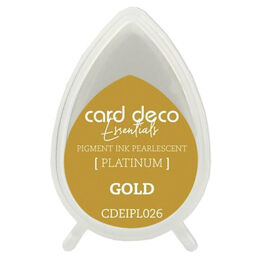 Couture Creations Card Deco Essentials Fast-Drying Pigment Ink Pearlescent - Gold CDEIPL026