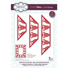 Creative Expressions Craft Dies - Bells Adjustable Frame (By Sue Wilson)